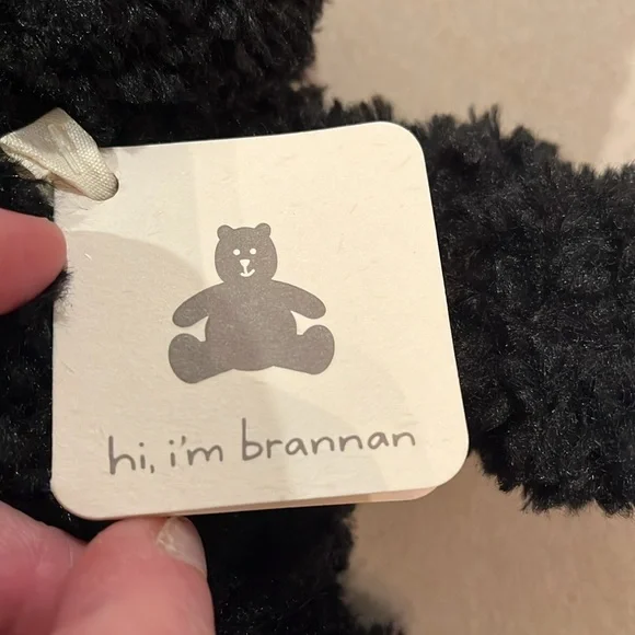 GAP Brannan Black Bear Toy/NWT/Medium - Picture 5 of 11